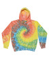 CD8888 Tie-Dye Adult Tie-Dyed Full-Zip Hooded Sweatshirt