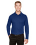 DG20LT Devon & Jones CrownLux Performance™ Men's Tall Plaited Long Sleeve Polo
