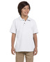 M200Y Harriton Youth 6 oz. Ringspun Cotton Piqué Short-Sleeve Polo