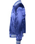 3610 Augusta Unisex Striped Trim Satin Baseball Jacket, view 3
