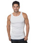 4573 Bayside Men's 6.1 oz., 100% Ringspun Cotton 2x1 Ribbed Tank Top