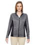 78203 North End Ladies' Shuffle Performance Mélange Interlock Jacket 78203 North End Ladies' Shuffle Performance Mélange Interlock Jacket