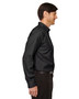 87040 North End Echelon Men's Wrinkle Resist Cotton Blend Houndstooth Taped Shirt