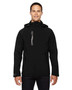 88665 North End Men's Axis Soft Shell Jacket with Print Graphic Accents