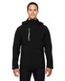 88665 North End Men's Axis Soft Shell Jacket with Print Graphic Accents