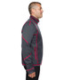 88681 North End Men's Pulse Textured Bonded Fleece Jacket with Print