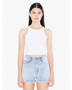 8369W American Apparel Ladies' Cotton Spandex Sleeveless Crop Top