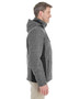 DG710 Devon & Jones Men's Midtown Insulated Fabric-Block Jacket with Crosshatch Mélange