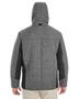 DG710 Devon & Jones Men's Midtown Insulated Fabric-Block Jacket with Crosshatch Mélange