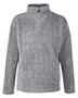 JA8464 J America Men's Boundary Shag Quarter Zip