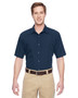M545 Harriton Men's Advantage Snap Closure Short-Sleeve Shirt