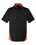 M586 Harriton Men's Flash IL Colorblock Short Sleeve Shirt