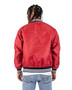SHVBJ Shaka Wear Drop Ship Men's Varsity Bomber Jacket, view 3
