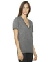 TR456W American Apparel Unisex Tri-Blend Short-Sleeve Deep V-Neck T-Shirt, view 2