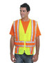 BA3787 Bayside Unisex USA-Made ANSI Safety Mesh Vest