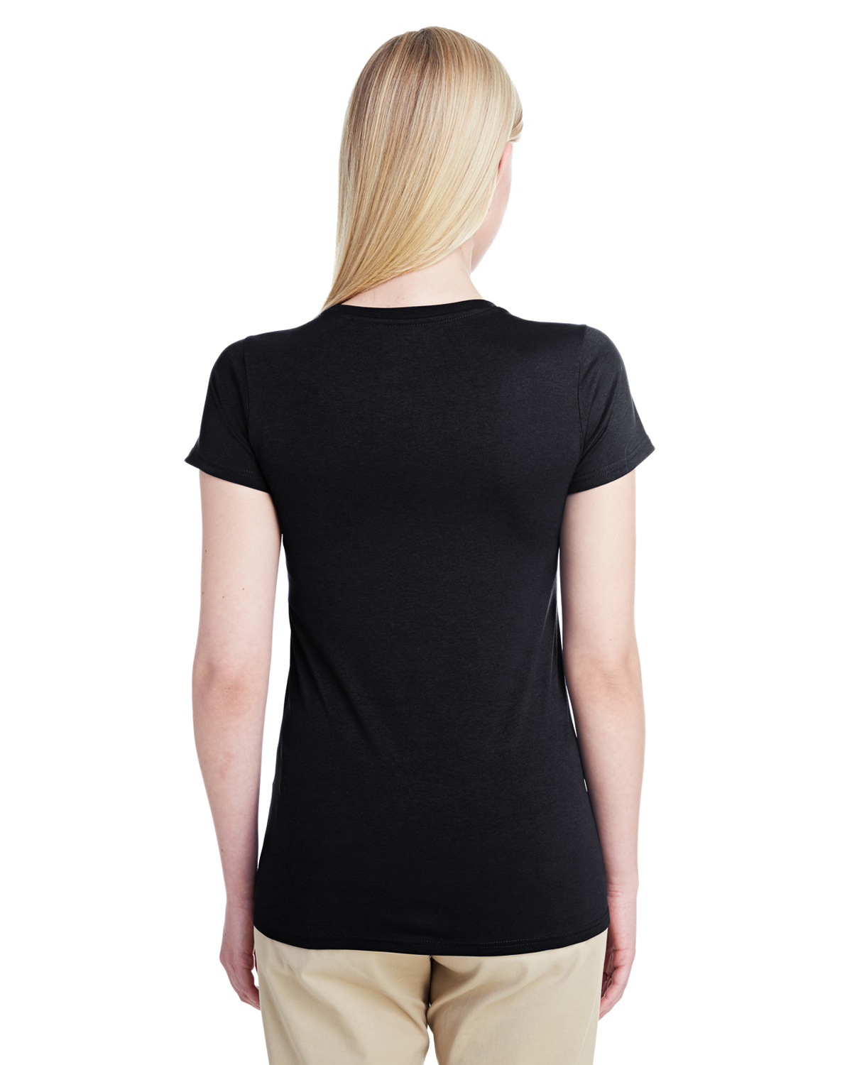 G47V Gildan Ladies' Performance® Ladies' 4.7 oz. V-Neck Tech T-Shirt ...