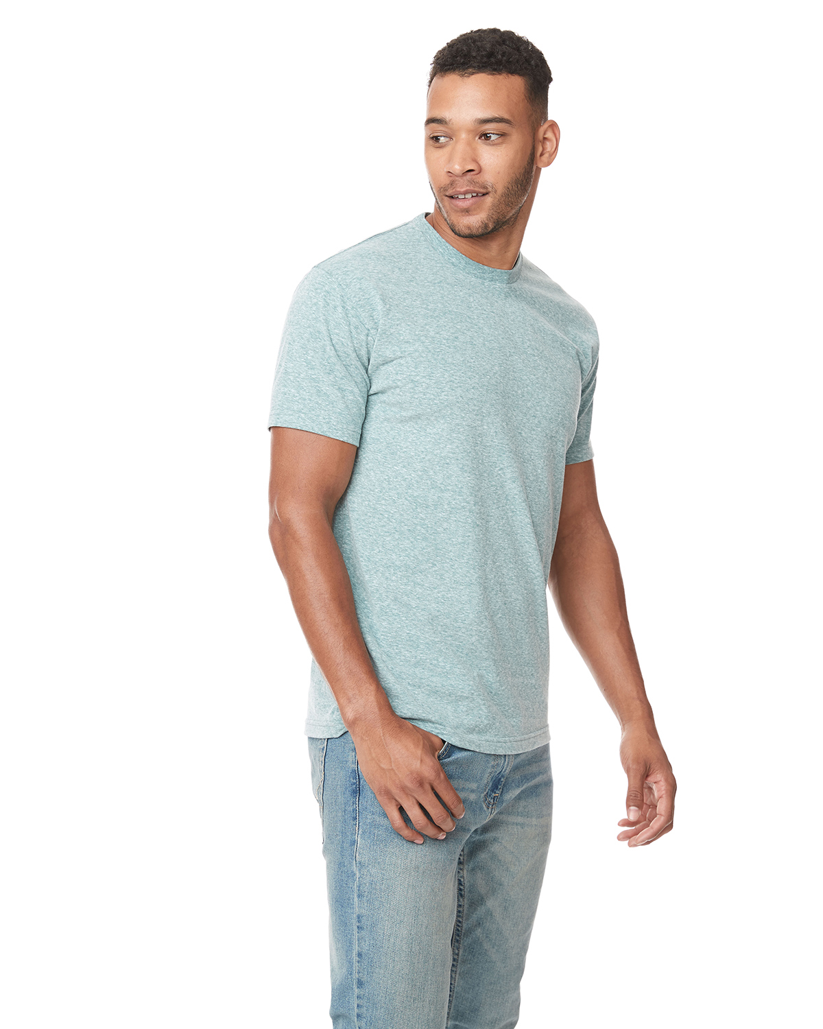 6407 Unisex Sueded Snow Crewneck T-Shirt | BlankTeesUSA