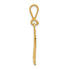 14K Yellow Gold Polished Musical Drum Set Fashion Charm Pendant For Necklace