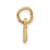 14k Yellow Gold Polished Children's Brat Charm Kids Pendant 12mm x 15mm