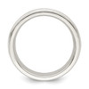 Sterling Silver Half Round Comfort Fit 4mm Milgrain Wedding Band Size 4 - 13.5