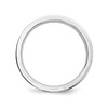 Sterling Silver Polished 6mm Grooved Flat Center Wedding Band Sizes 7 to 13.5