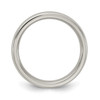 Edward Mirell Grey Titanium 3mm Comfort Fit Half Round Wedding Band Size 5 to 12