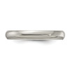 Edward Mirell Grey Titanium 4mm Comfort Fit Domed Wedding Band Sizes 5 to 12