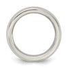 Edward Mirell Grey Titanium 5mm Comfort Fit Domed Wedding Band Sizes 5 to 12