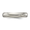 Edward Mirell Grey Titanium 5mm Comfort Fit Domed Wedding Band Sizes 5 to 12