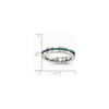 Edward Mirell Titanium 4mm Multicolor Anodized Groove Flat Wedding Band Sz 5-12