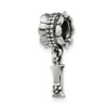 Letter I Dangle Bead .925 Sterling Silver Antique Finish Reflection Beads - QRS1400I