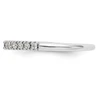14k White Gold Diamond Wedding Band Classic Anniversary Ring 1/4 Ct to 1/2 Ct.