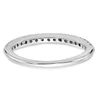 14k White Gold Diamond Wedding Band Classic Anniversary Ring 1/4 Ct to 1/2 Ct.