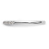 14k White Gold Round Diamond Wedding Band Slim Anniversary Ring 1/20 Ct - 1/3 Ct