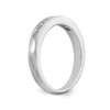 14k White Gold Princess Cut Diamond Wedding Band 7 Stone Ring 1/3 Ct to 1 Ct.