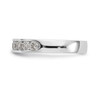 Platinum Round Diamond Wedding Band 9 Stone Anniversary Ring 1/4 Ct to 7/8 Ct.