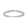 14k White Gold Round Diamond Wedding Band 3/4 Eternity Anniversary Ring 1/3 Ct.