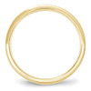 10K Yellow Gold 2.5mm Comfort Fit Flat Wedding Band Solid Ring Sizes 4 - 14