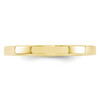10K Yellow Gold 2.5mm Comfort Fit Flat Wedding Band Solid Ring Sizes 4 - 14