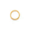10K Yellow Gold 4mm Milgrain Comfort Fit Wedding Band Half Round Ring Sz 4 - 14