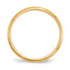 14k Yellow Gold Standard Fit 2.5mm Half Round w/ Edge Wedding Band Sizes 4 to 14
