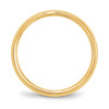 14k Yellow Gold Unisex 2.5mm Comfort Fit Knife Edge Wedding Band Sizes 4 to 14