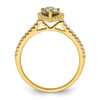 14k Yellow Gold Mystic Fire Topaz & Diamond Engagement Ring Bridal Set 1.36 TCW