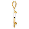 14k Yellow Gold Dbl Twist Coin Bezel Pendant Prong Mounting - For Various Coins