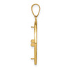 14k Yellow Gold D/C Wire Frame Coin Bezel Prong Mounting - For Various Coins