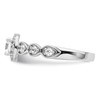 14k White Gold Solitaire Lab Grown Diamond Halo Teardrop Engagement Ring 7/8 Ct.