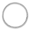 14k White Gold Lab Grown Diamond Frame Circle Slide Pendant 1/2 Ct. to 1 Ct.