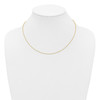 1/20 14k Yellow Gold Filled Lightweight 1mm Adjustable Ball / Beaded Chain | 22"
