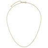 1/20 14k Yellow Gold Filled Lightweight 1mm Adjustable Ball / Beaded Chain | 22"