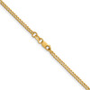 1/20 14k Gold Filled Lobster Clasp Solid Polished 2.3mm Curb Chain | 16" to 20"